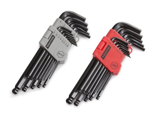 TEKTON Long Arm Ball End Hex Key Wrench Set 26-Piece 364-38 in 127-10 mm  25282