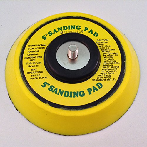 5 Vinyl PSA Face DA Sanding Pad Dual Action Air Sander Use With Sticky Back Disc