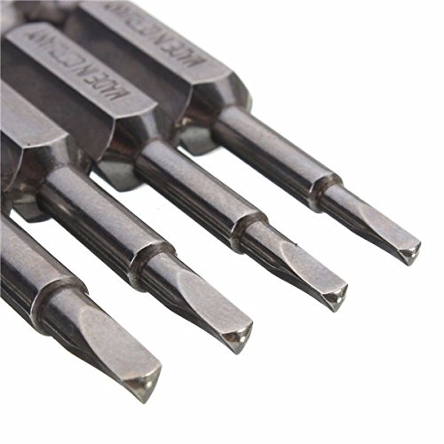 4Pcs 14 Inch Hex Shank S2 Steel Magnetic Triangle Screwdriver Bits