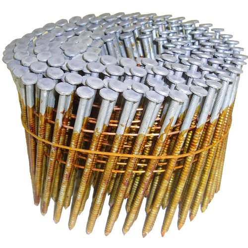 Hitachi 12707 Hitachi 12707 3-in x120 Ring Hot Dipped Galvanized 16Â° Wire Coil Framing Nails